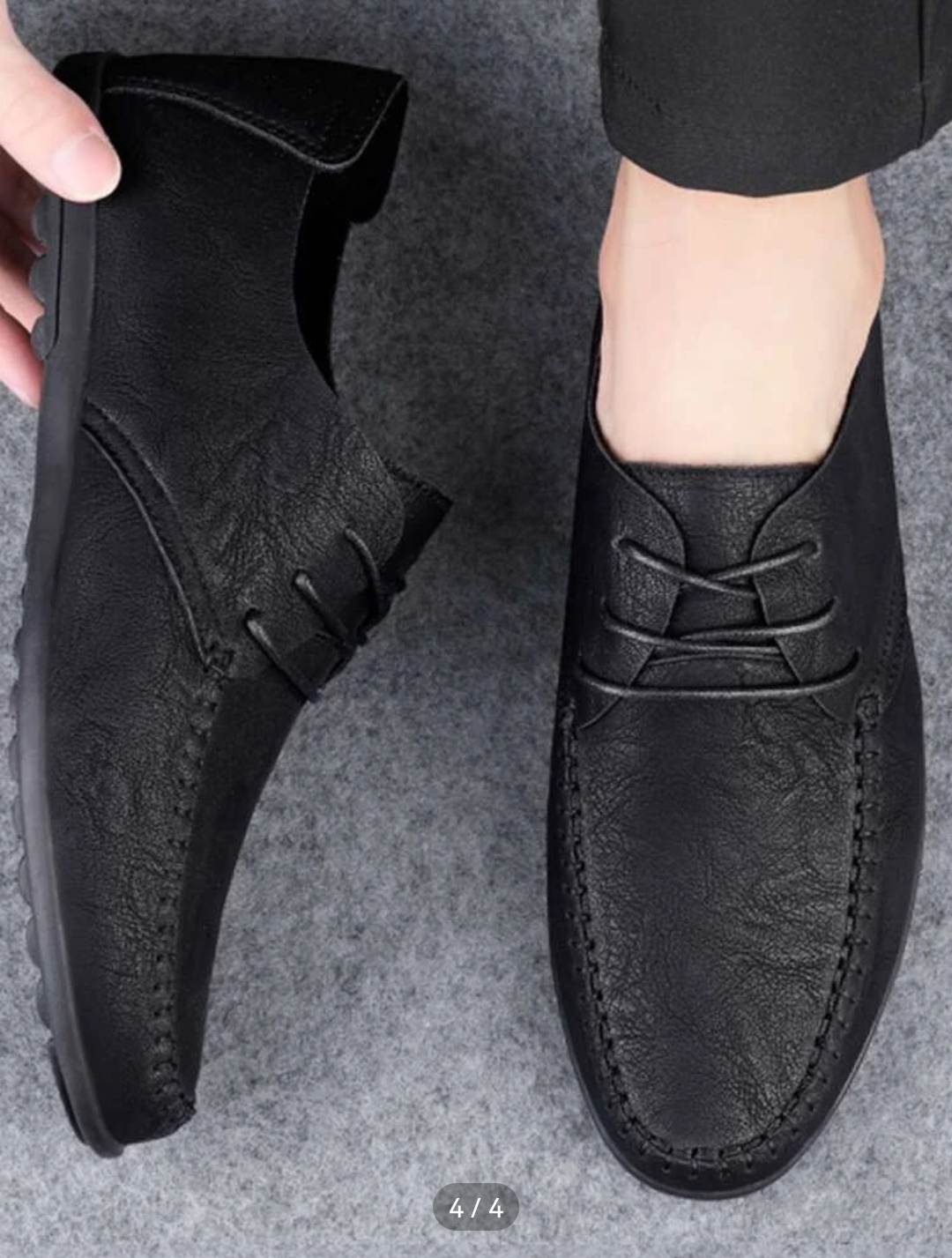 Men Stitch Trim Shoe