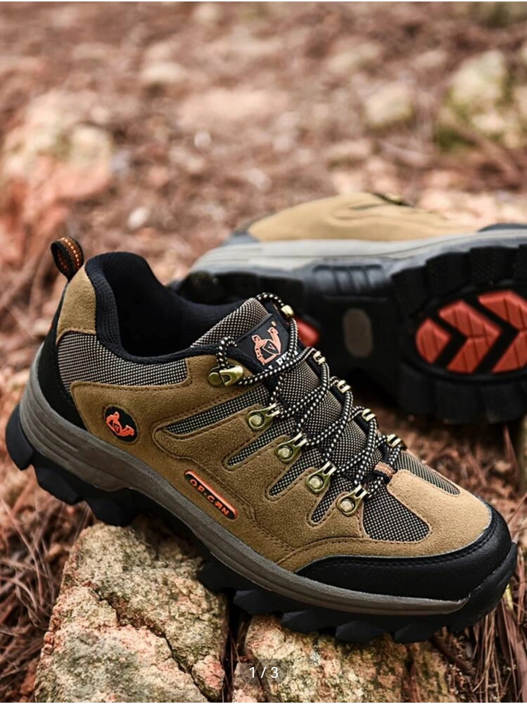 Patch Decor Hiking Boots