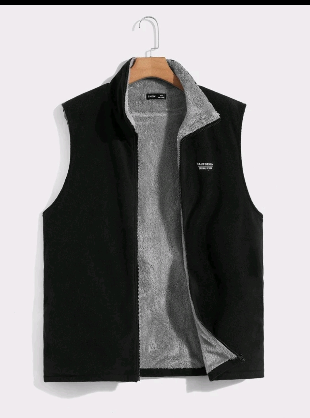 Black Fleece Vest