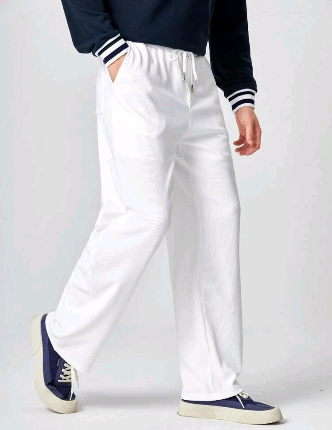 Solid Straight Trouser